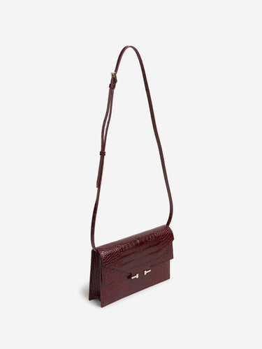 Tom Ford Mujer Barcelona Bolso Medium Cocodrilo color Burdeos sku 811-000120 02 - Foto 2