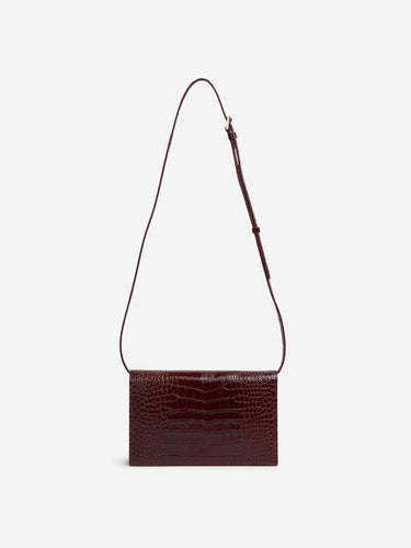 Tom Ford Mujer Barcelona Bolso Medium Cocodrilo color Burdeos sku 811-000120 02 - Foto 3