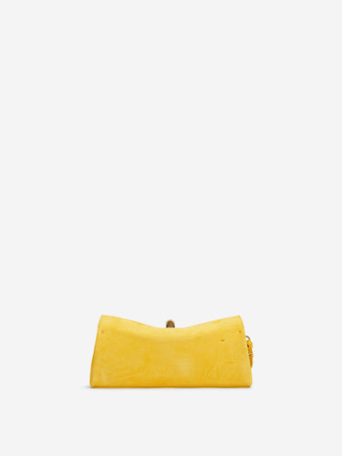 Jacquemus Hombre Barcelona Bolso Clutch Le Valérie color Amarillo sku 811-000121 01 - Foto 3