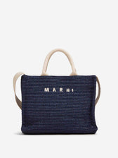 Marni Mujer Barcelona Bolso Tote Rafia color Azul Noche sku 811-000137 01 - Foto 1