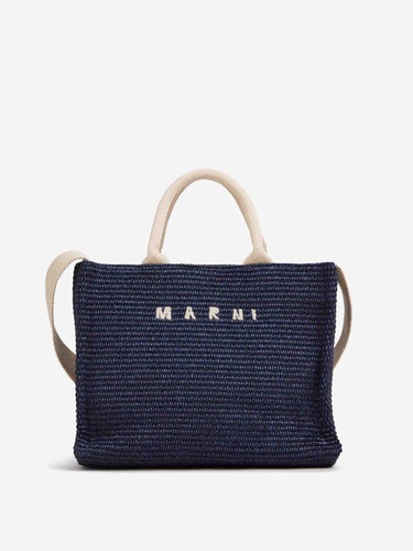 Marni Hombre Barcelona Bolso Tote Rafia color Azul Noche sku 811-000137 01 - Foto 1