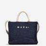 Marni Hombre Barcelona Bolso Tote Rafia color Azul Noche sku 811-000137 01 - Foto 1