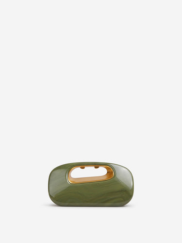 Cult Gaia Mujer Barcelona Clutch Amara color Verde sku 811-000142 01 - Foto 3