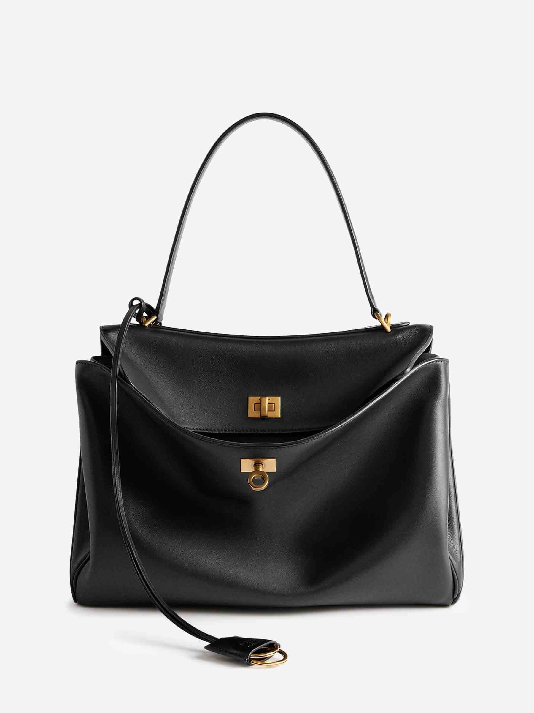 Balenciaga Mujer Barcelona Bolso De Mano Rodeo Mediano color Negro sku 812-000006 01 - Foto 1