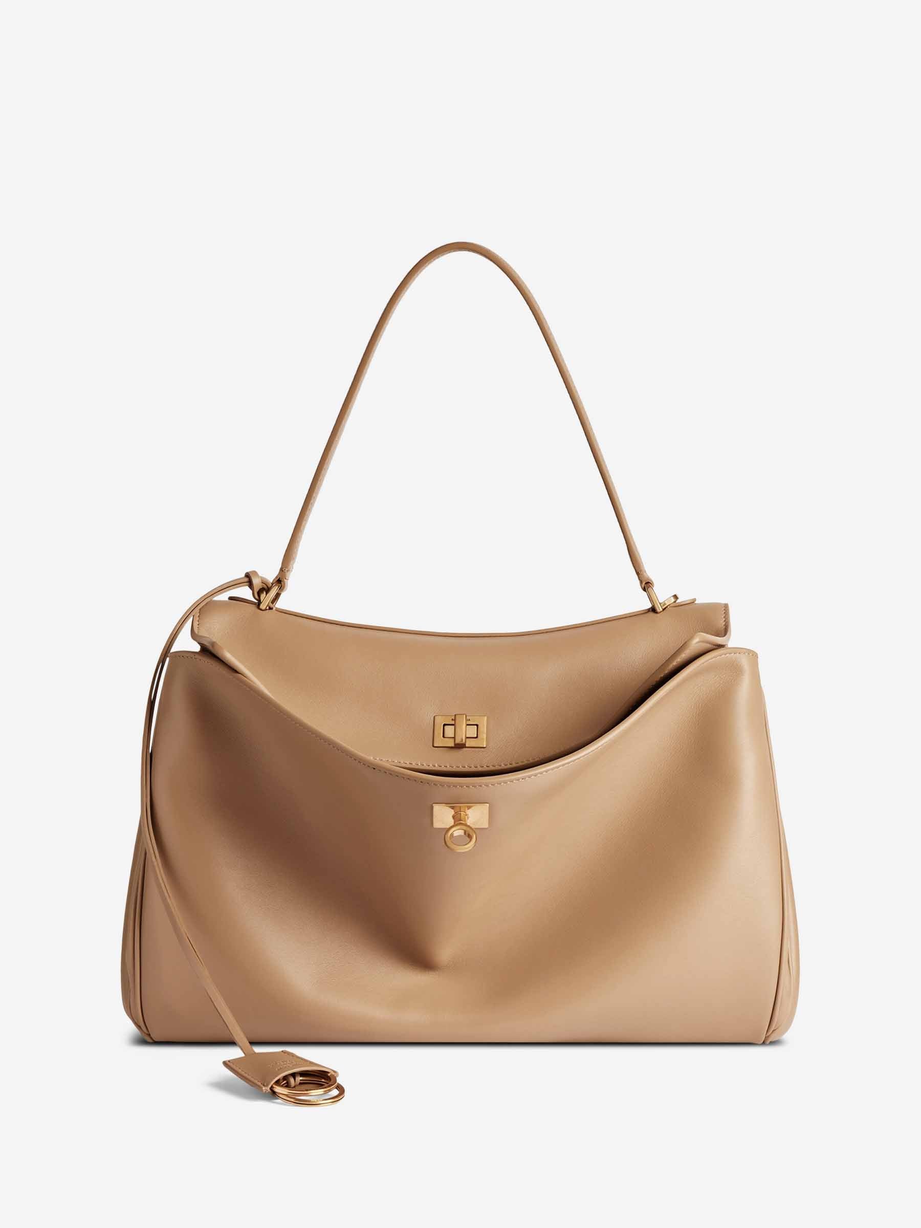 Balenciaga Mujer Barcelona Bolso De Mano Rodeo Mediano color Crema sku 812-000006 02 - Foto 1