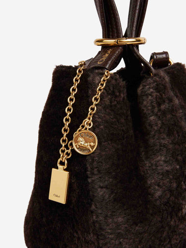 Chloé Mujer Barcelona Bolso Mini Spin color Marrón Oscuro sku 812-000012 01 - Foto 5