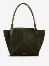 Victoria Beckham Mujer Barcelona Bolso Maxi Piel color Verde Oscuro sku 812-000024 02 - Foto 1