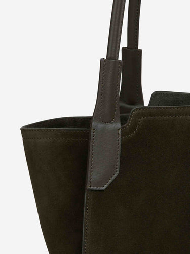 Victoria Beckham Mujer Barcelona Bolso Maxi Piel color Verde Oscuro sku 812-000024 02 - Foto 5