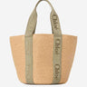 Chloé Mujer Barcelona Bolso Large Woody color Rafia sku 812-000028 02 - Foto 1