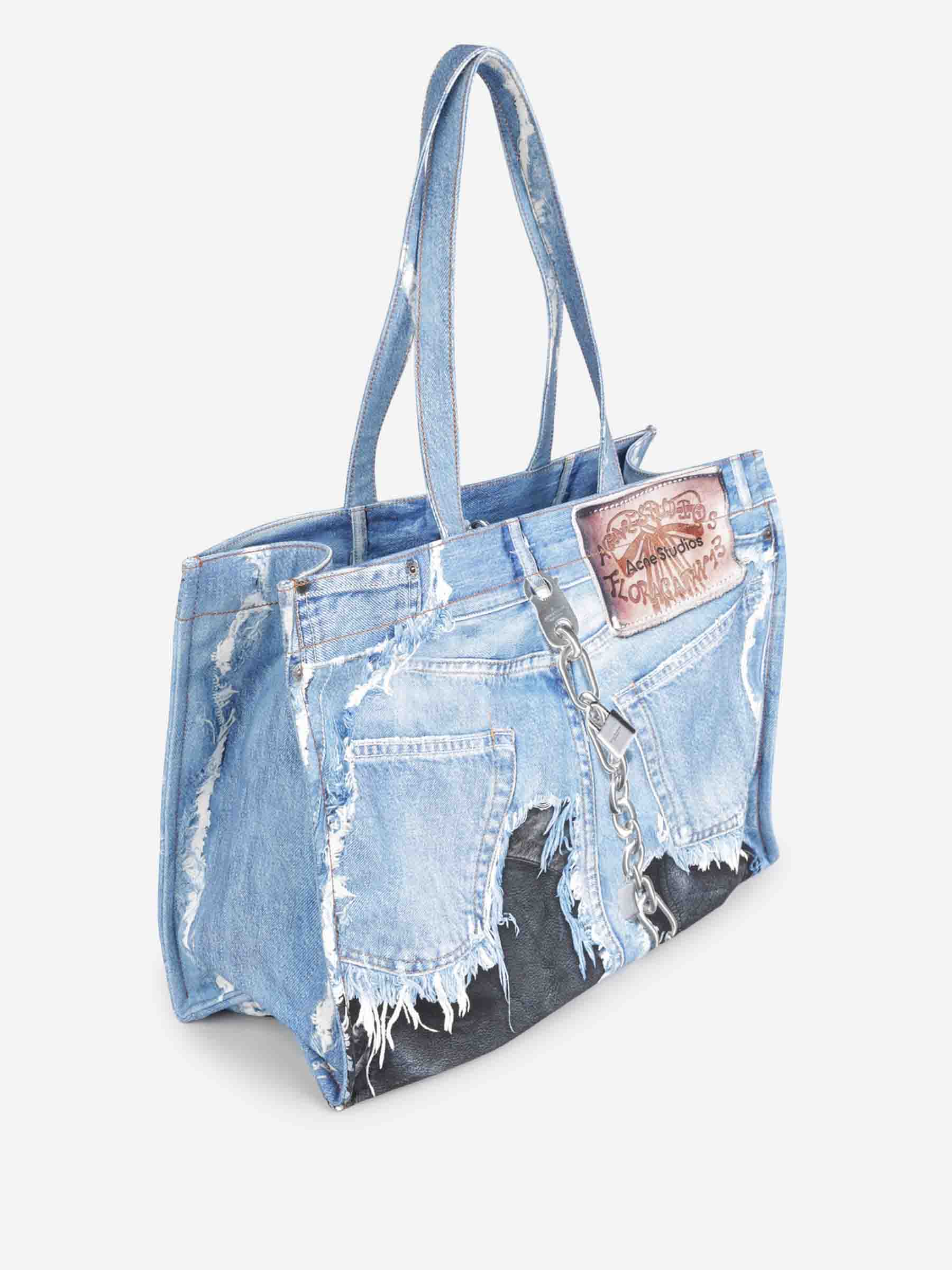 Acne Studios Mujer Barcelona Bolso Tote Denim color Azul Denim sku 812-000038 01 - Foto 2