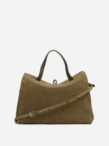 Jacquemus Mujer Barcelona Bolso Le Valérie color Verde Militar sku 812-000047 02 - Foto 3