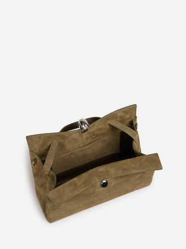 Jacquemus Mujer Barcelona Bolso Le Valérie color Verde Militar sku 812-000047 02 - Foto 4