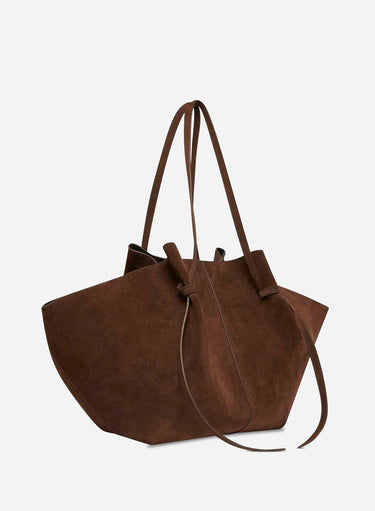 Yuzefi Mujer Barcelona Bolso Mochi Suede color Marrón Oscuro sku 812-000061 01 - Foto 2