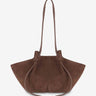 Yuzefi Mujer Barcelona Bolso Mochi Suede color Marrón Oscuro sku 812-000062 01 - Foto 1