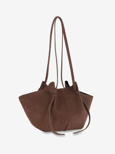 Yuzefi Mujer Barcelona Bolso Mochi Suede color Marrón Oscuro sku 812-000062 01 - Foto 2