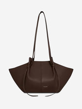 Yuzefi Mujer Barcelona Bolso Pebble Grain color Marrón Oscuro sku 812-000063 01 - Foto 1