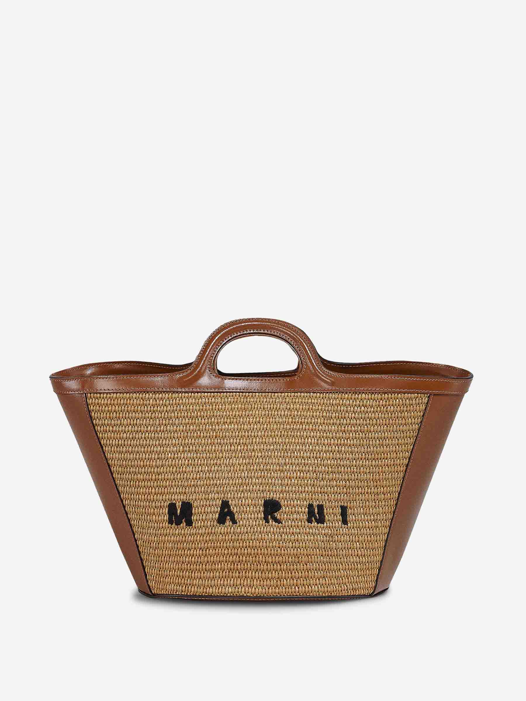 Marni Mujer Barcelona Bolso Tropicalia Rafia color Marrón sku 812-000065 01 - Foto 1