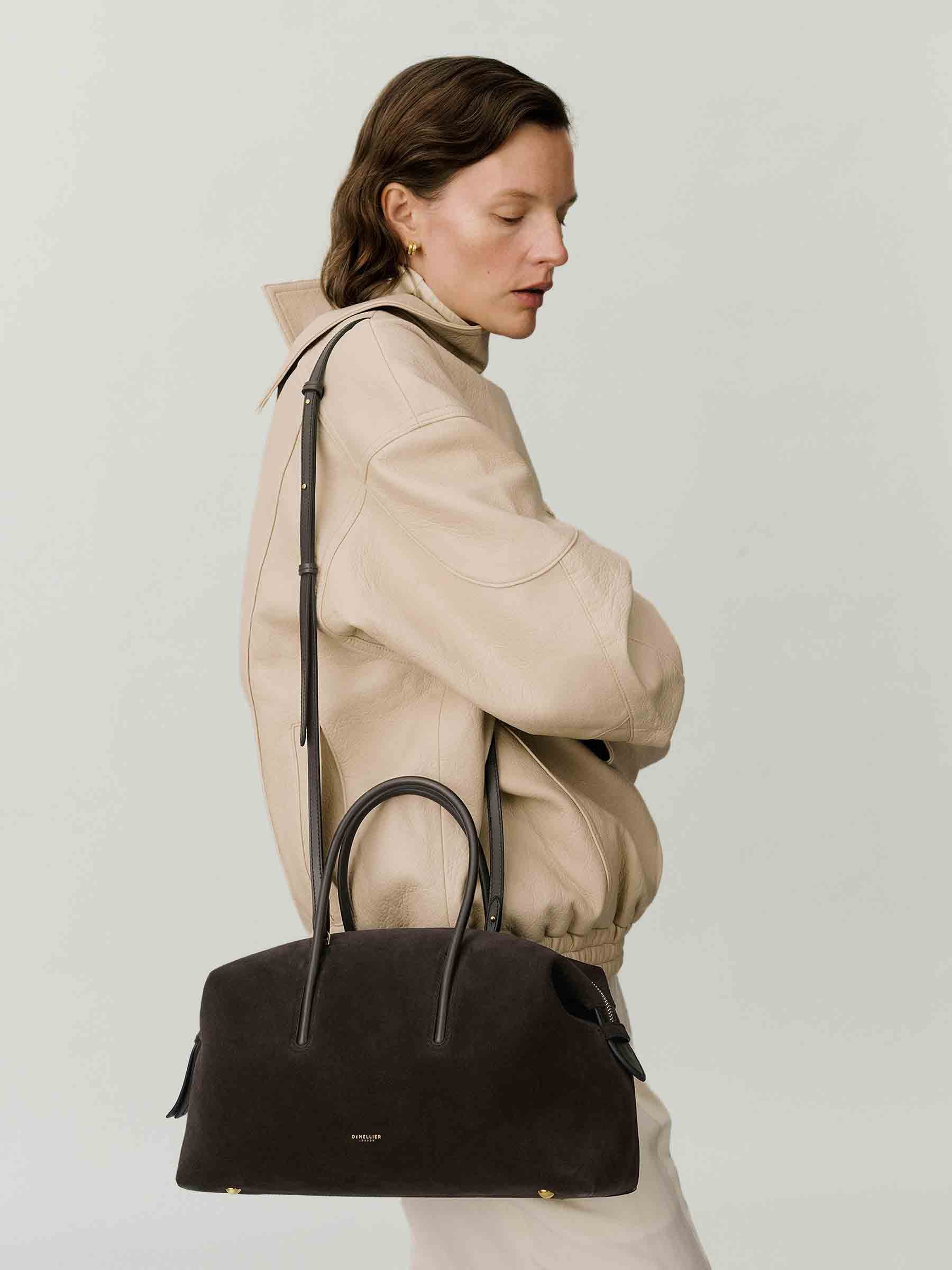 DeMellier Mujer Barcelona Bolso The Midi Stockholm color Marrón sku 812-000068 02 - Foto 2