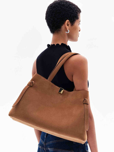 Yuzefi Mujer Barcelona Bolso Maxi Gyoza Tote color Camel sku 812-000078 01 - Foto 2