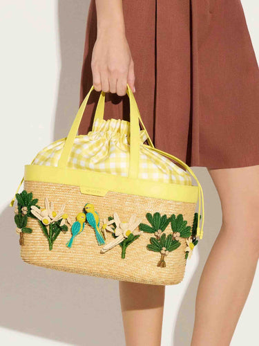 Aquazzura Mujer Barcelona Bolso Tote Birdsong color Amarillo Claro sku 812-000090 02 - Foto 1