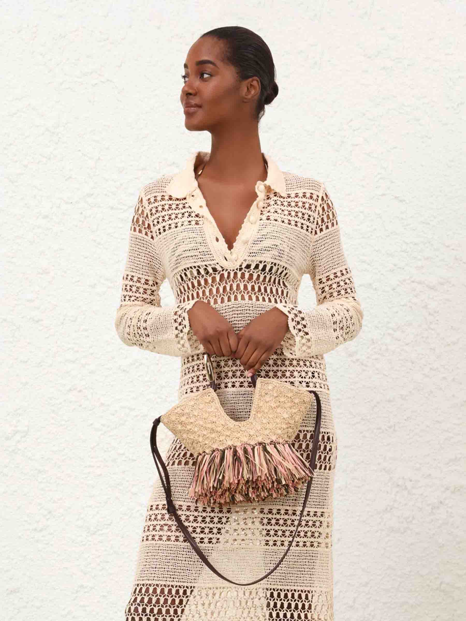 Zimmermann Mujer Barcelona Bolso Goldentime Rafia color Rafia sku 812-000092 01 - Foto 2