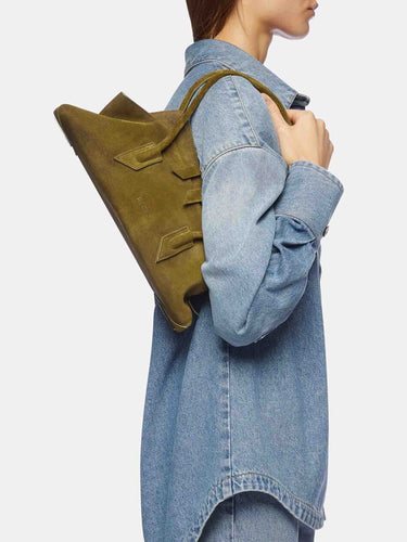 The Attico Mujer Barcelona Bolso La Passeggiata Small color Verde Militar sku 812-000094 01 - Foto 2
