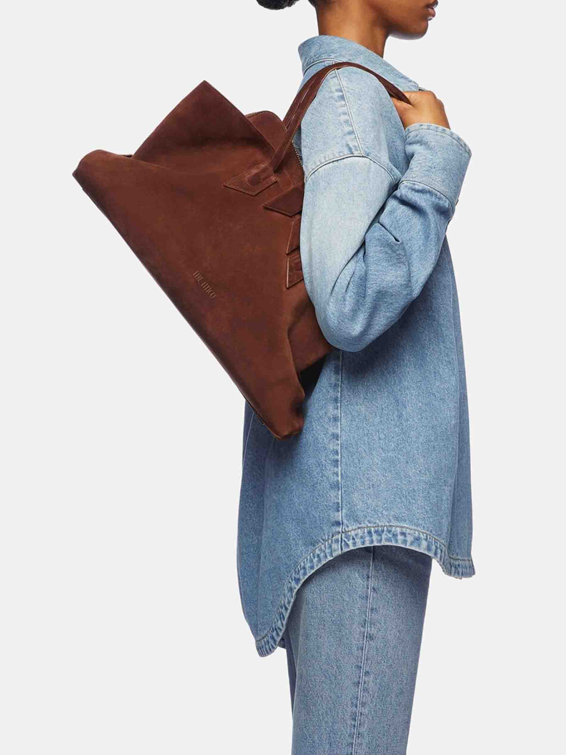 The Attico Mujer Barcelona Bolso La Passeggiata Medium color Marrón Oscuro sku 812-000095 02 - Foto 2