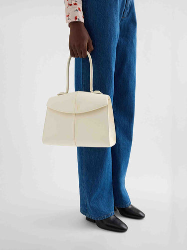 Jil Sander Mujer Barcelona Bolso Medium Linea color Blanco sku 812-000102 01 - Foto 2