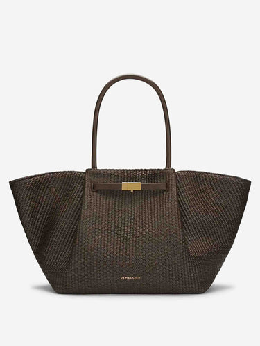 DeMellier Mujer Barcelona Bolso The New York Rafia color Marrón Oscuro sku 812-000108 02 - Foto 1