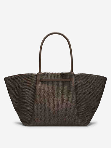 DeMellier Mujer Barcelona Bolso The New York Rafia color Marrón Oscuro sku 812-000108 02 - Foto 3