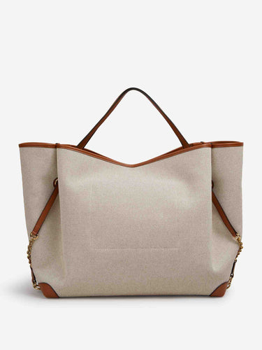 Chloé Mujer Barcelona Bolso Maxi Clover color Marrón sku 812-000118 01 - Foto 4