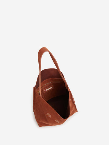Marni Mujer Barcelona Bolso Tote Ante color Caramelo sku 812-000122 01 - Foto 4