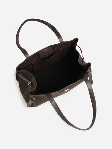 Yuzefi Mujer Barcelona Bolso Gyoza Tote color Marrón Oscuro sku 812-000123 01 - Foto 4