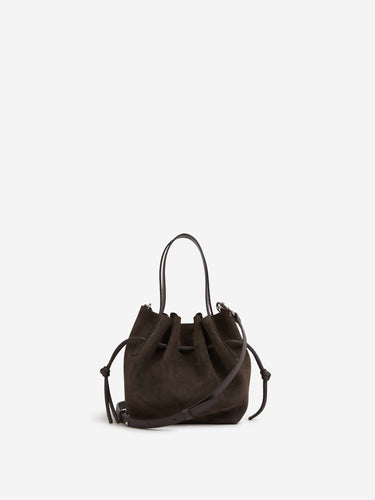 Yuzefi Mujer Barcelona Bolso Scallop Mini Tote color Marrón Oscuro sku 812-000124 02 - Foto 3