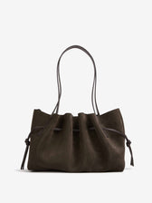 Yuzefi Mujer Barcelona Bolso Hombro Scallop color Marrón Oscuro sku 812-000125 01 - Foto 1