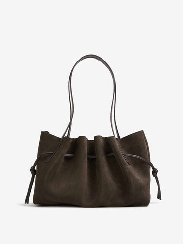 Yuzefi Mujer Barcelona Bolso Hombro Scallop color Marrón Oscuro sku 812-000125 01 - Foto 1