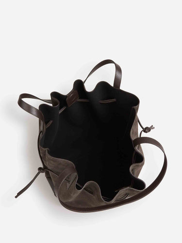 Yuzefi Mujer Barcelona Bolso Scallop Tote color Marrón Oscuro sku 812-000126 01 - Foto 3