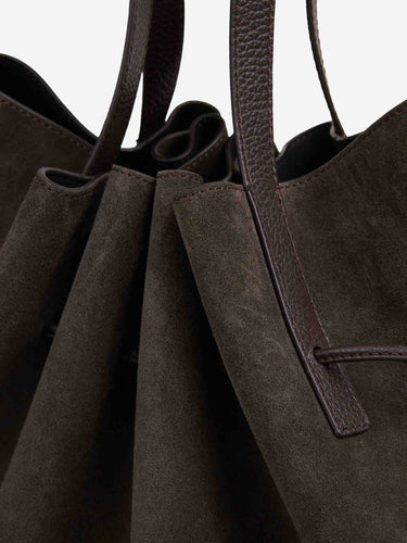 Yuzefi Mujer Barcelona Bolso Scallop Tote color Marrón Oscuro sku 812-000126 01 - Foto 4