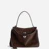 Balenciaga Mujer Barcelona Bolso Rodeo Medium color Marrón Oscuro sku 812-000135 02 - Foto 1