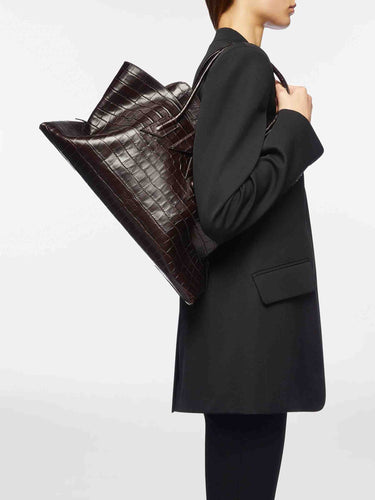 The Attico Mujer Barcelona Bolso La Passeggiata Medium color Marrón Oscuro sku 812-000143 01 - Foto 2