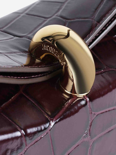 Jacquemus Mujer Barcelona Bolso Le Valérie Cocodrilo color Berenjena sku 812-000152 01 - Foto 3