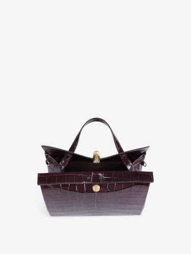 Jacquemus Mujer Barcelona Bolso Le Valérie Cocodrilo color Berenjena sku 812-000152 01 - Foto 4