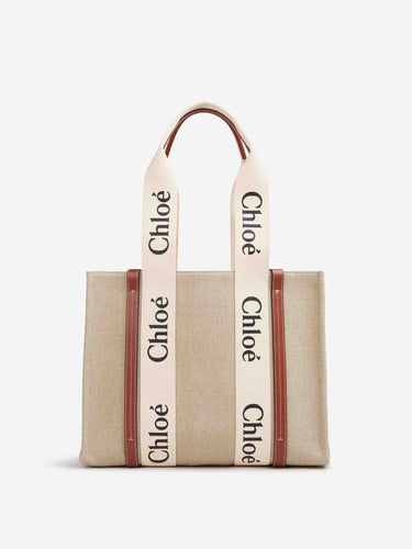 Chloé Mujer Barcelona Bolso Tote Woody color Camel sku 812-000159 01 - Foto 1