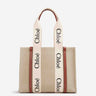 Chloé Mujer Barcelona Bolso Tote Woody color Camel sku 812-000159 01 - Foto 1