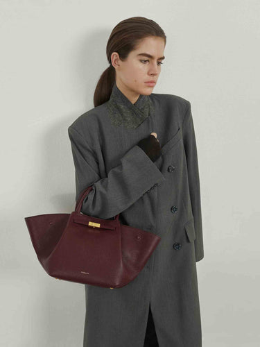 DeMellier Mujer Barcelona Bolso The Midi New York color Burdeos sku 812-000165 01 - Foto 2