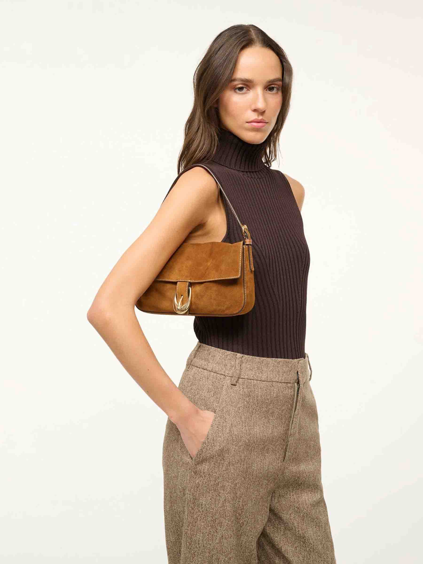 Staud Mujer Barcelona Bolso Hombro Harlow color Camel sku 814-000004 01 - Foto 2