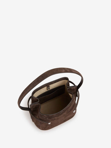 TOTEME Mujer Barcelona Bolso Ante Cinturón color Marrón Oscuro sku 814-000027 01 - Foto 4