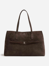 TOTEME Mujer Barcelona Bolso Tote Ante color Marrón Oscuro sku 814-000028 01 - Foto 1