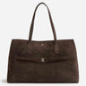 TOTEME Mujer Barcelona Bolso Tote Ante color Marrón Oscuro sku 814-000028 01 - Foto 1