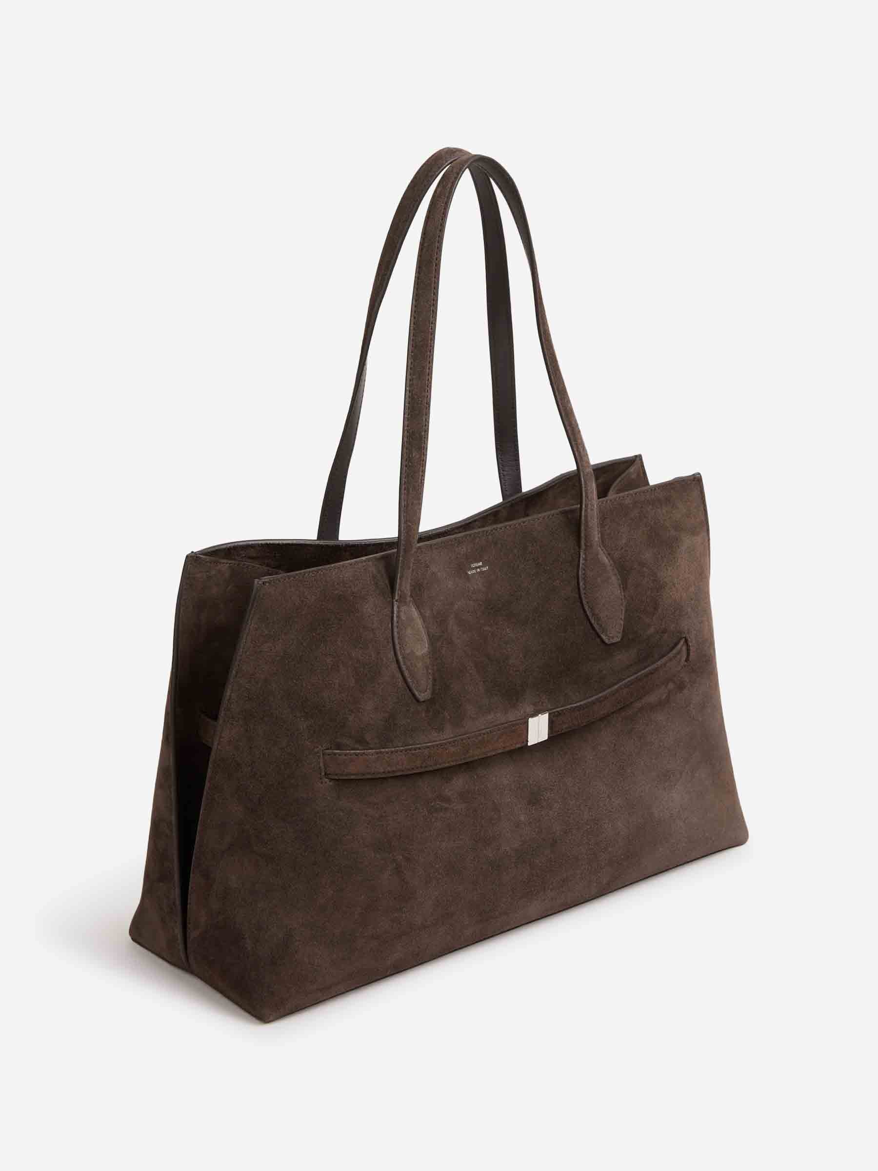 TOTEME Mujer Barcelona Bolso Tote Ante color Marrón Oscuro sku 814-000028 01 - Foto 2